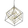 Z-Lite Euclid 10 Light Chandelier, Olde Brass + Bronze 457-10OBR-BRZ